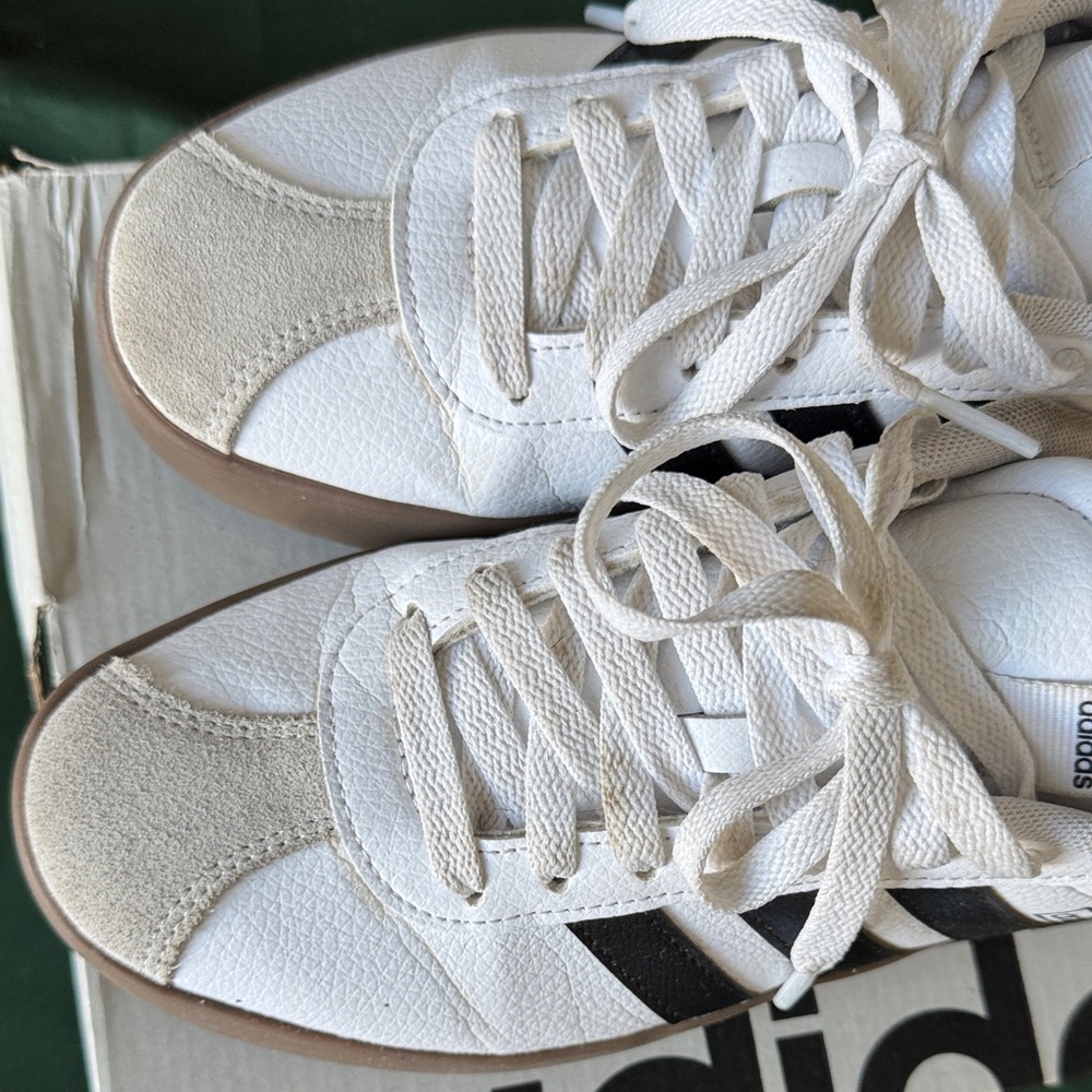 Adidas VL Court 3.0 White Sneakers - Picture 4 of 9